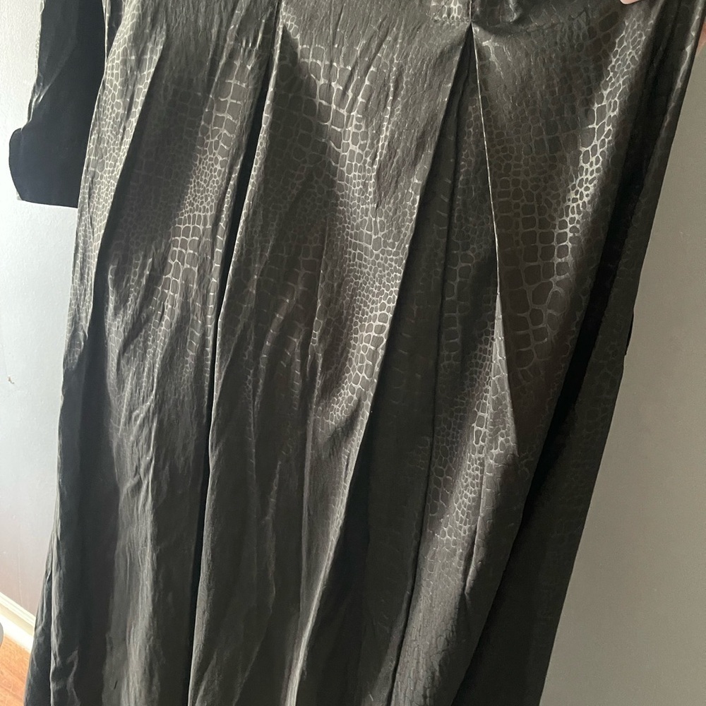 Mycra Pac Black  raincoat LONG Women's reptil print M/L - Picture 7 of 16